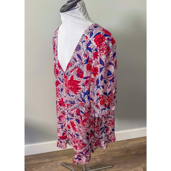 Lucky Brand Plus Size Floral Printed Ruffle Top - NWT! - Picture 8 of 13